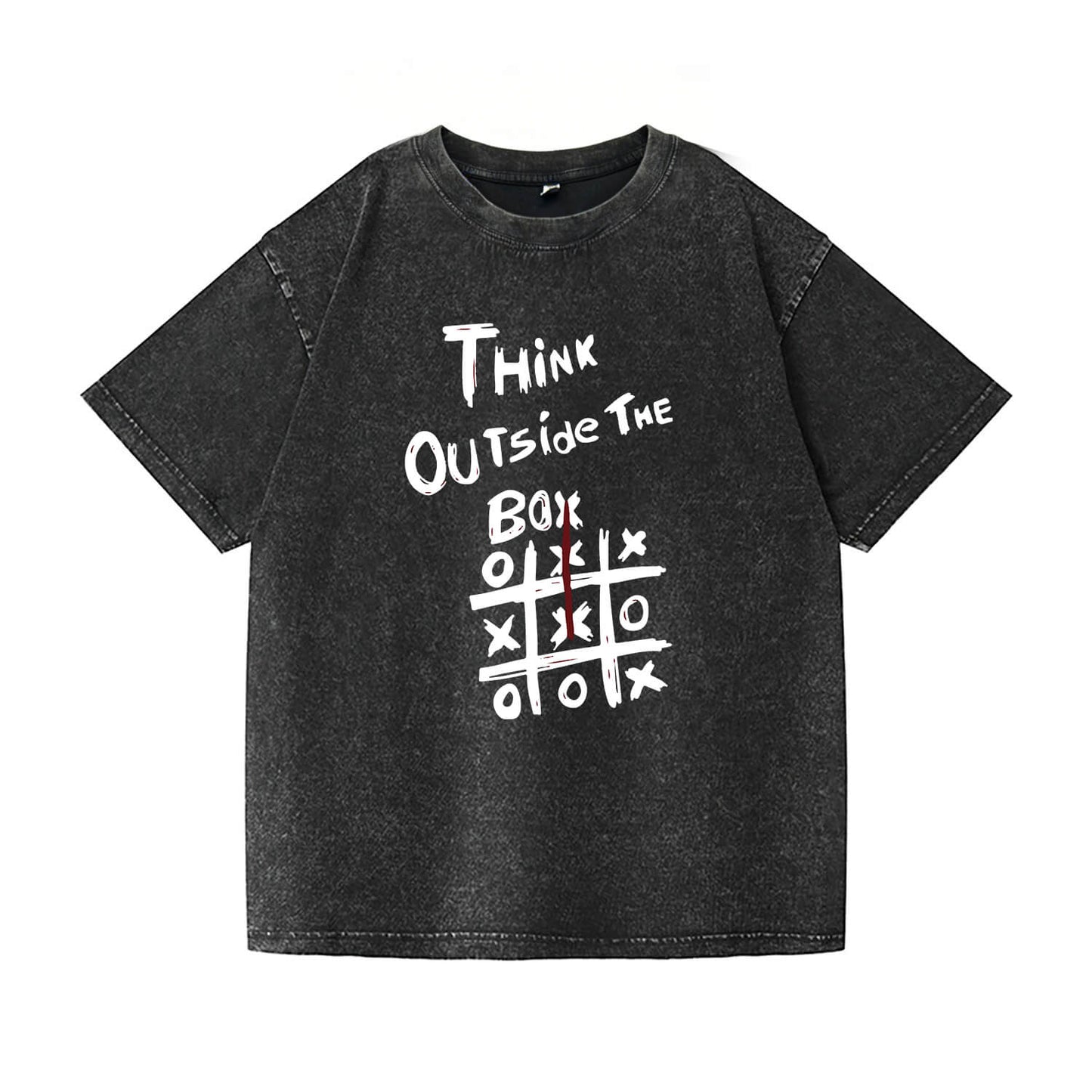 Think Outside The Box Washed T-Shirt PT104