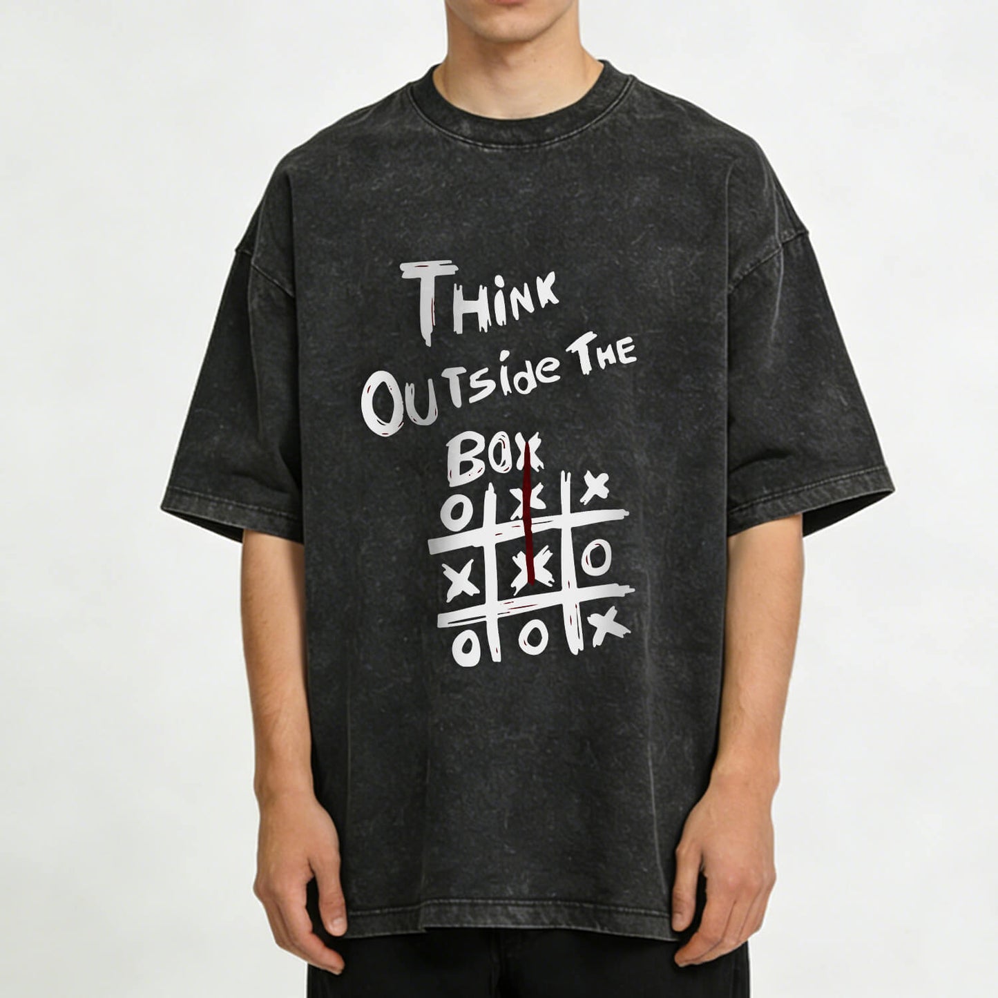 Think Outside The Box Washed T-Shirt PT104
