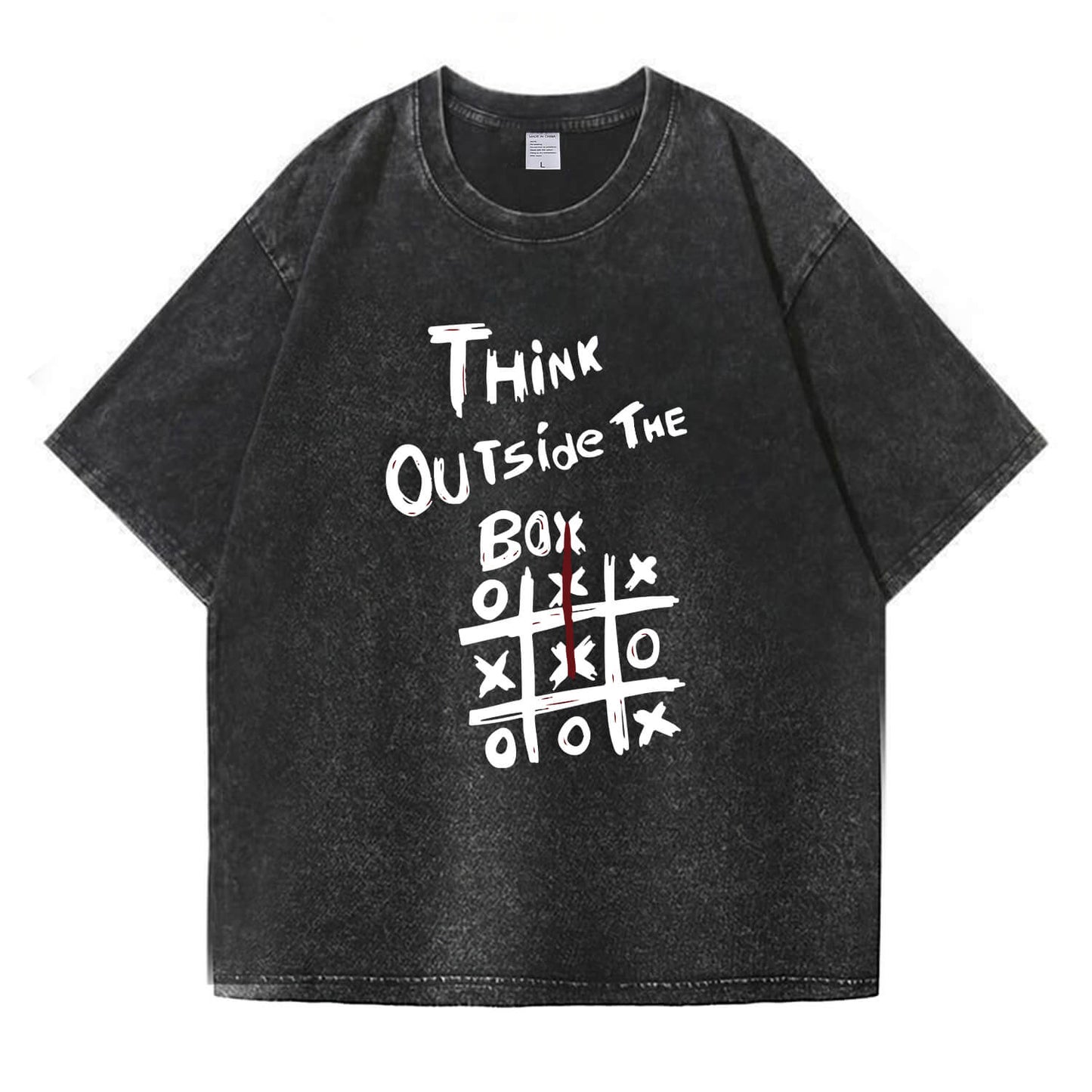 Think Outside The Box Washed T-Shirt PT104