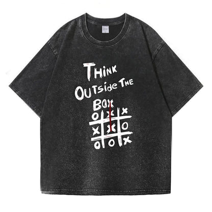 Think Outside The Box Washed T-Shirt PT104