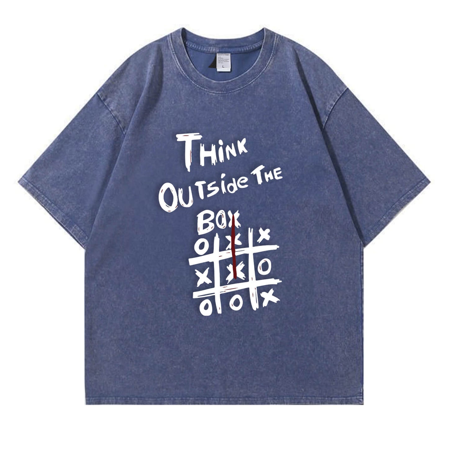Think Outside The Box Washed T-Shirt PT104