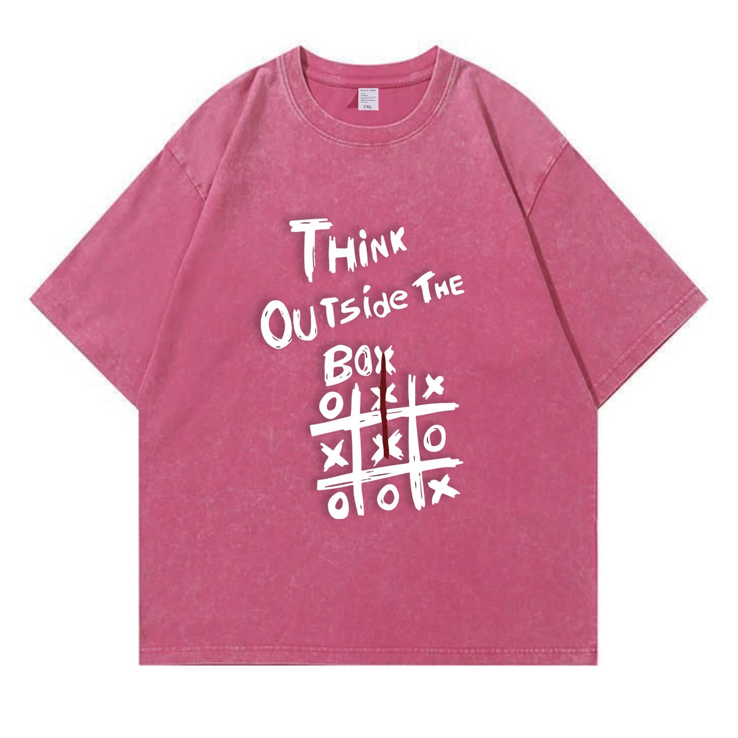 Think Outside The Box Washed T-Shirt PT104