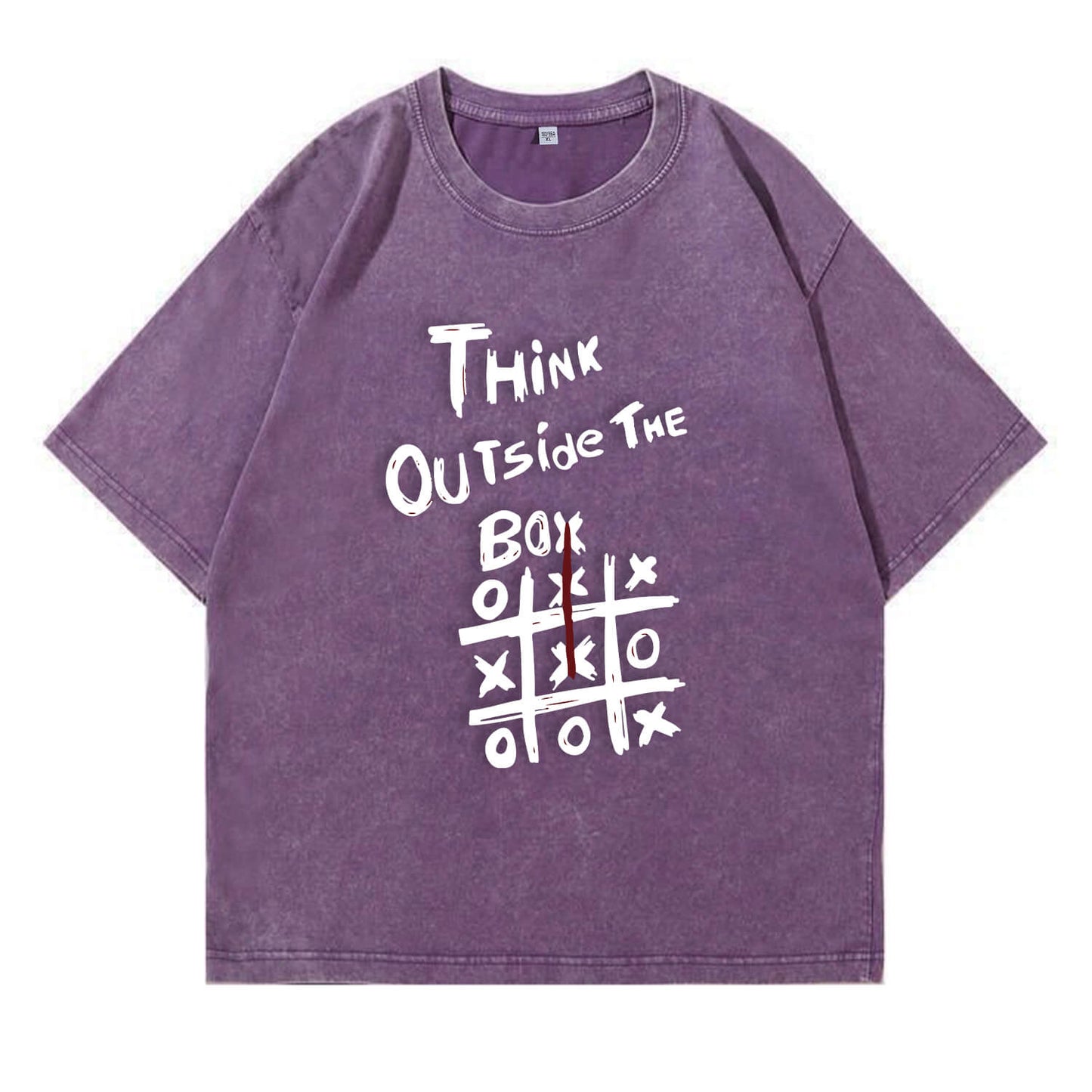Think Outside The Box Washed T-Shirt PT104