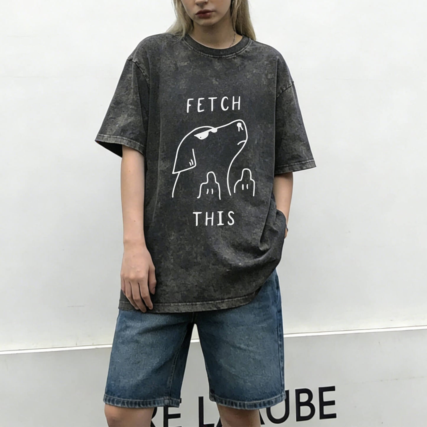 Fetch This Washed T-Shirt PT107