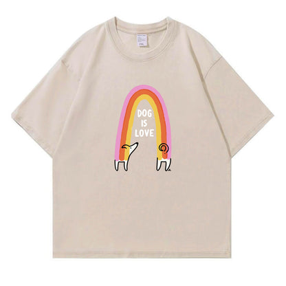 Dog Is Love Washed T-Shirt PT150