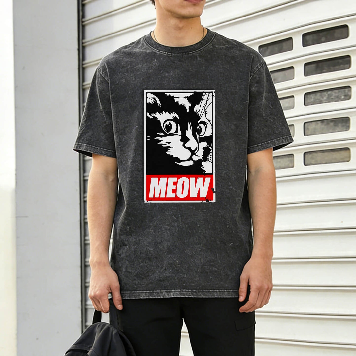 Meow Washed T-Shirt PT155