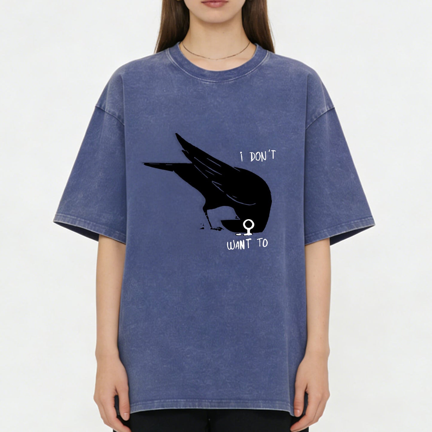 I Don't Want To Crow Washed T-Shirt PT156