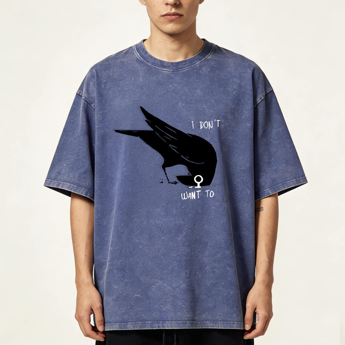 I Don't Want To Crow Washed T-Shirt PT156