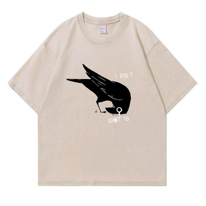 I Don't Want To Crow Washed T-Shirt PT156