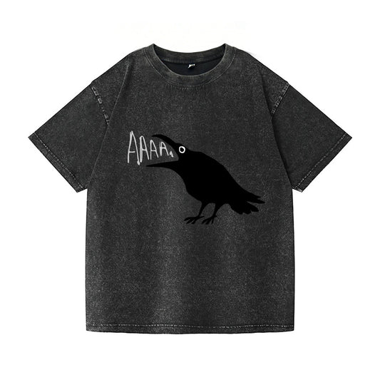 Crow Scream AAAA Washed T-Shirt PT157