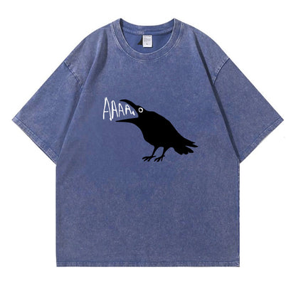 Crow Scream AAAA Washed T-Shirt PT157