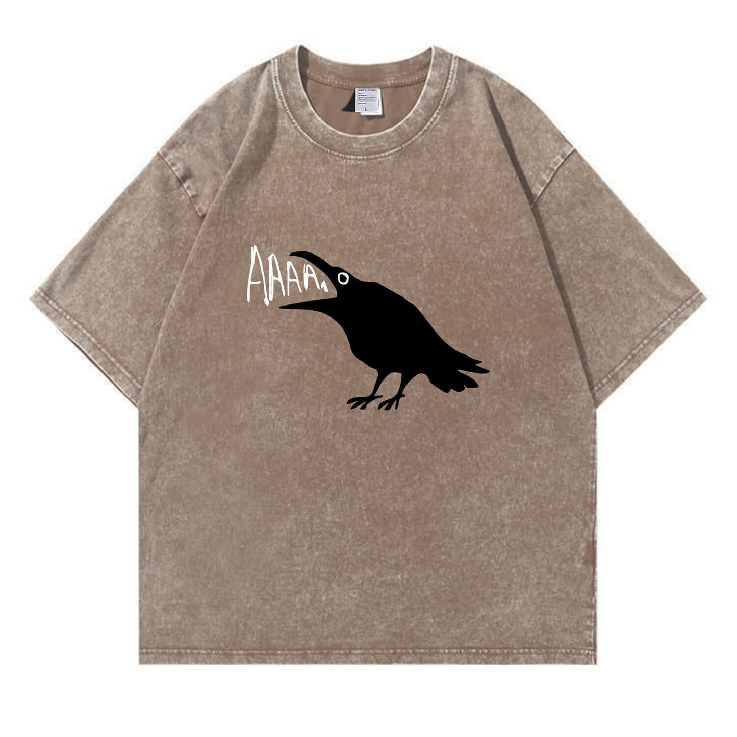 Crow Scream AAAA Washed T-Shirt PT157
