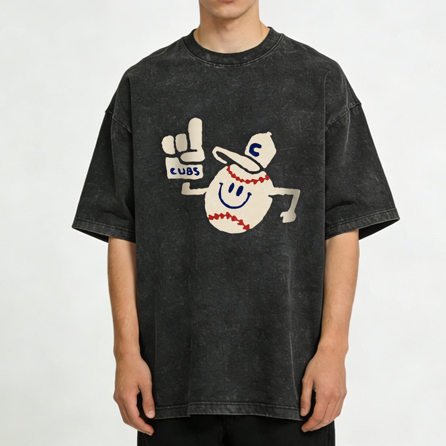 Chicago Cubs Baseball Washed T-Shirt PT161