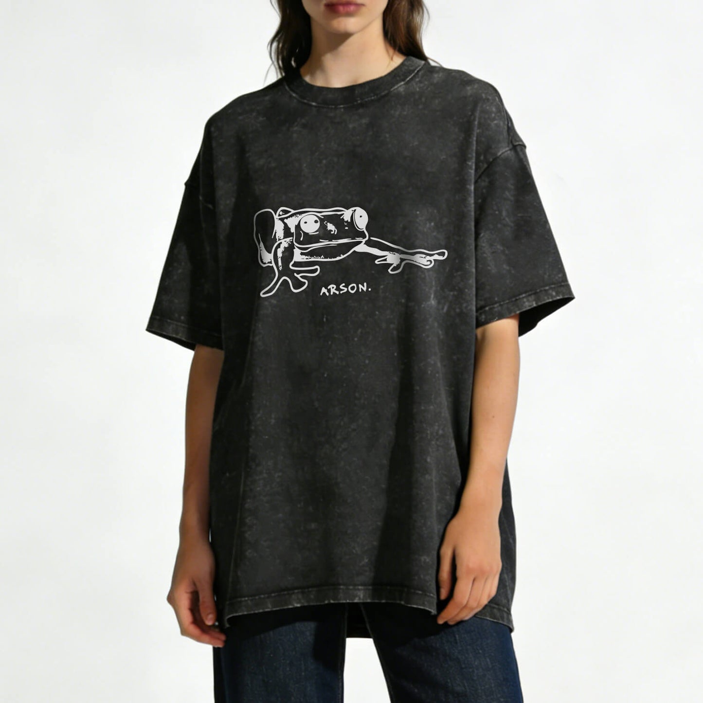 Arson Frog Washed T-Shirt PT163