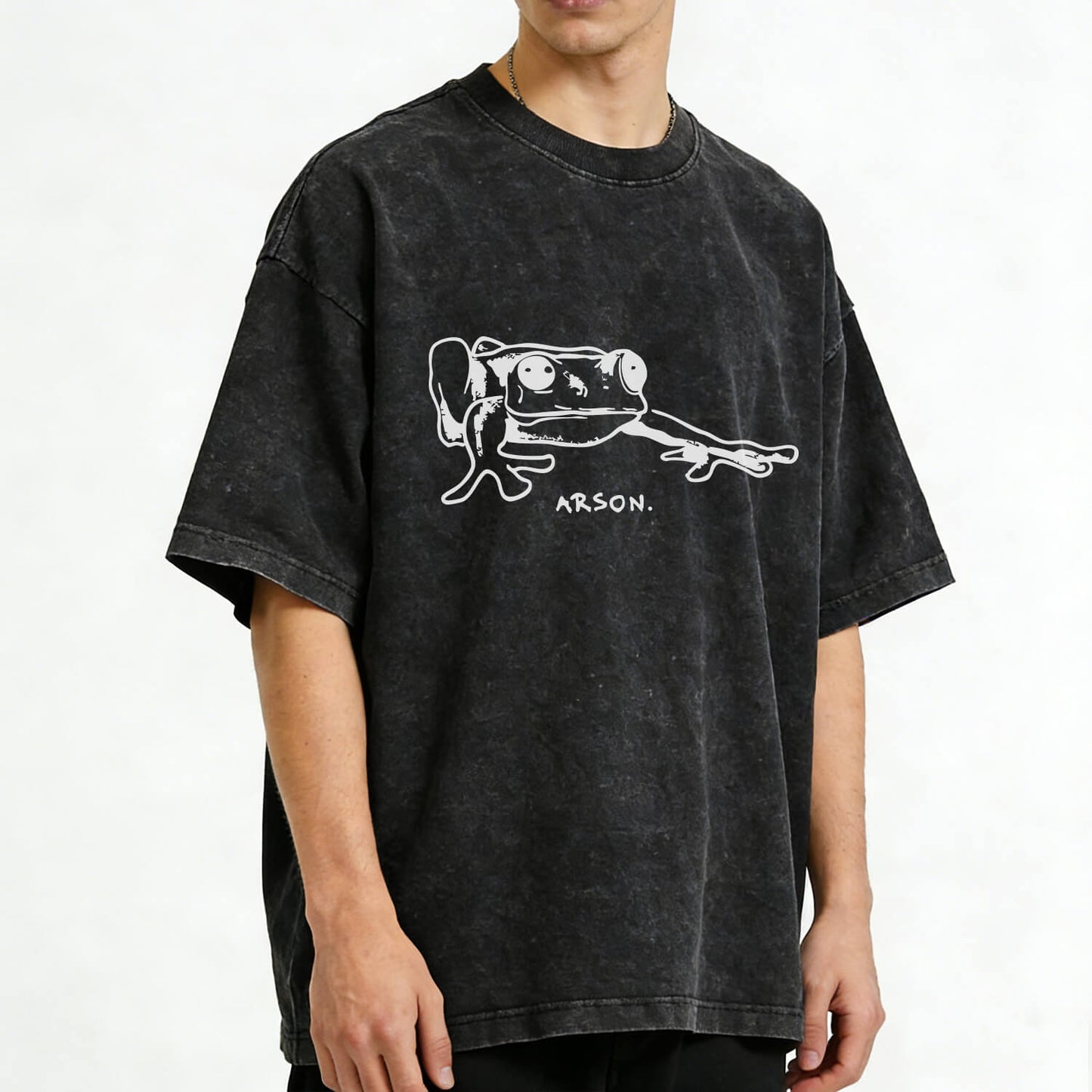 Arson Frog Washed T-Shirt PT163