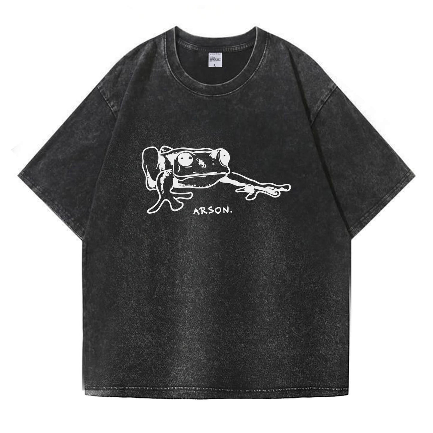 Arson Frog Washed T-Shirt PT163