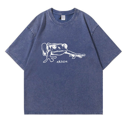 Arson Frog Washed T-Shirt PT163