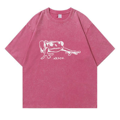 Arson Frog Washed T-Shirt PT163