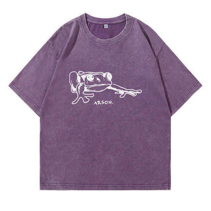 Arson Frog Washed T-Shirt PT163