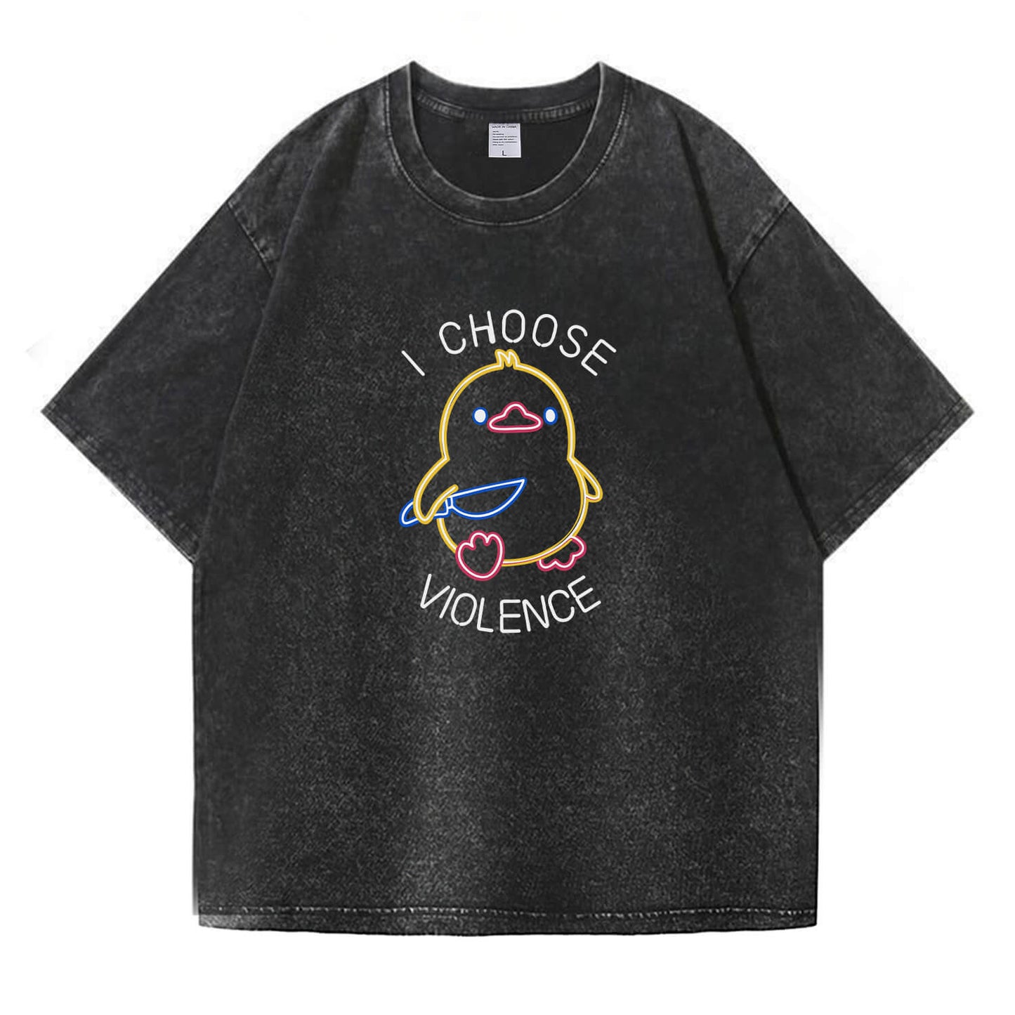 I Choose Violence Washed T-Shirt PT165