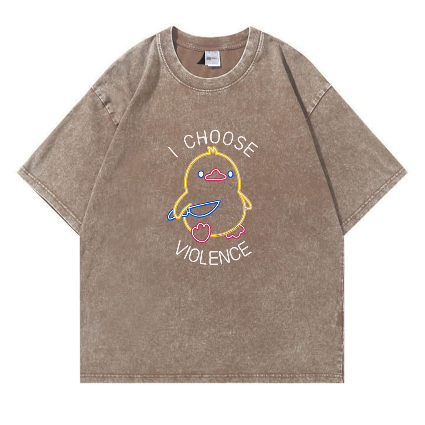 I Choose Violence Washed T-Shirt PT165