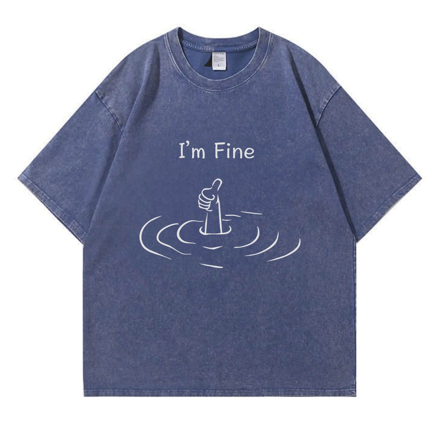 I'm Fine Washed T-Shirt PT175