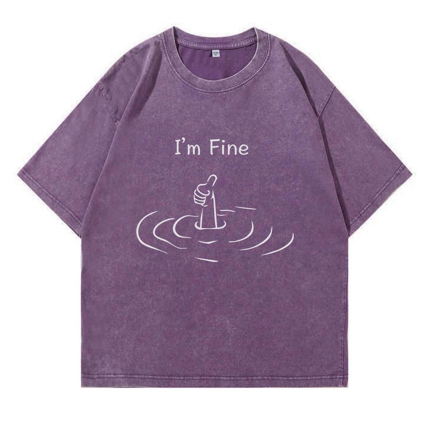 I'm Fine Washed T-Shirt PT175