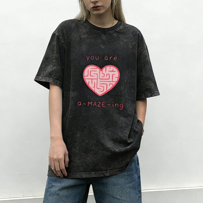 You Are A-Maze-ing Washed T-Shirt PT177
