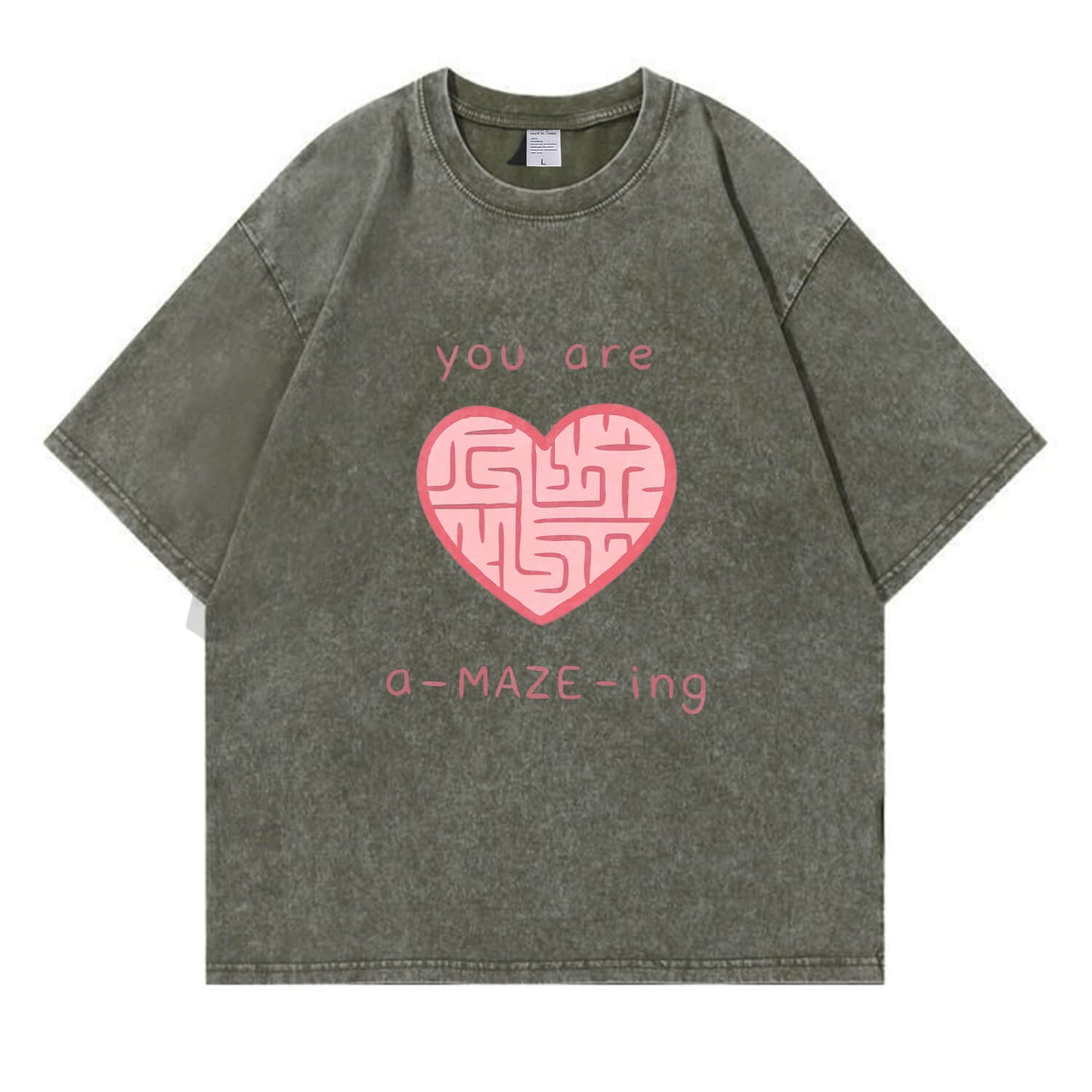 You Are A-Maze-ing Washed T-Shirt PT177