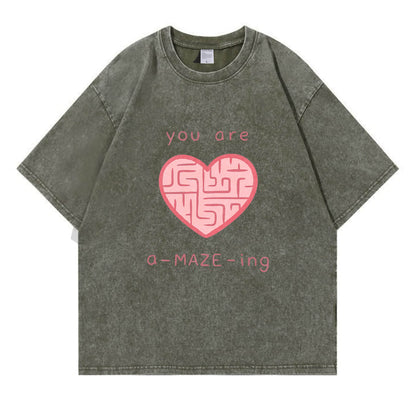 You Are A-Maze-ing Washed T-Shirt PT177