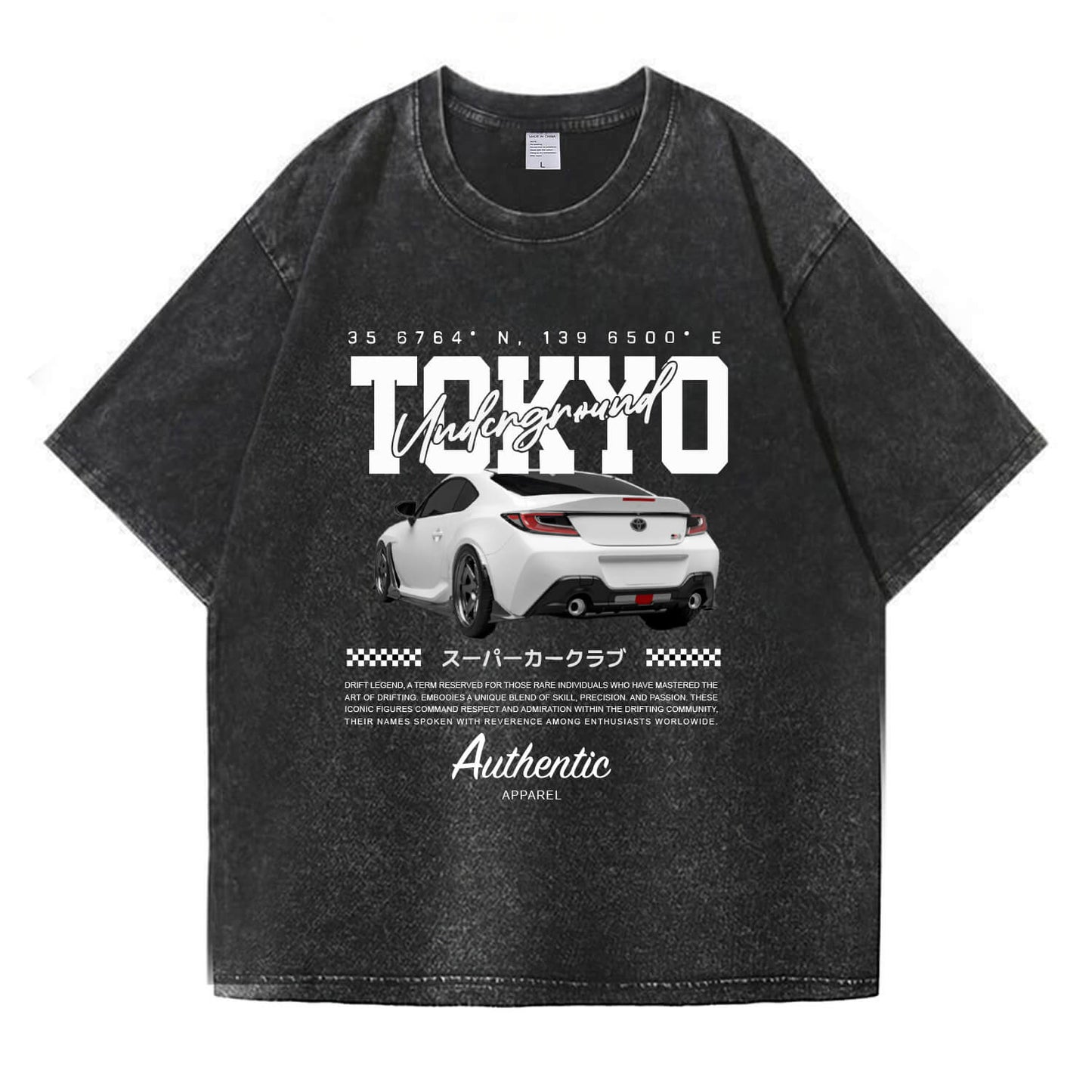 TOKYO Racing Washed T-Shirt PT351