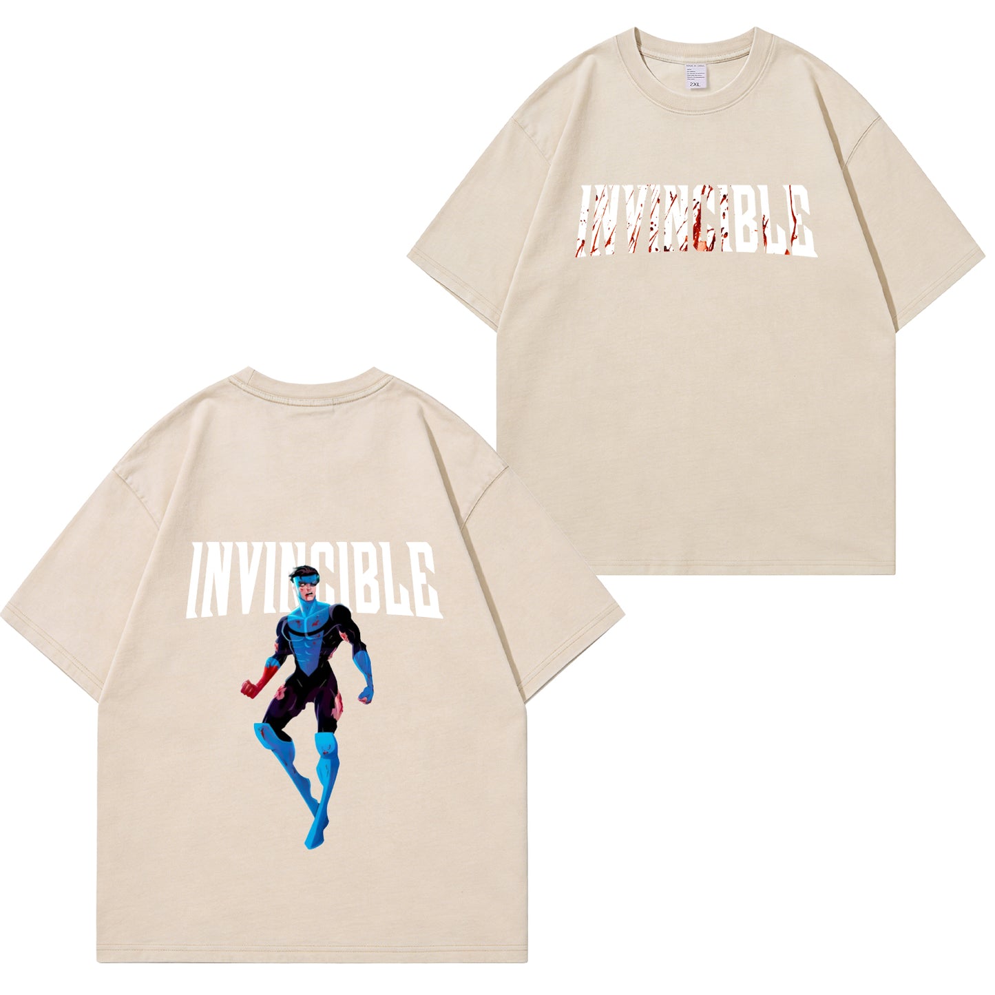 Invincible Superhero Washed T-Shirt PT352