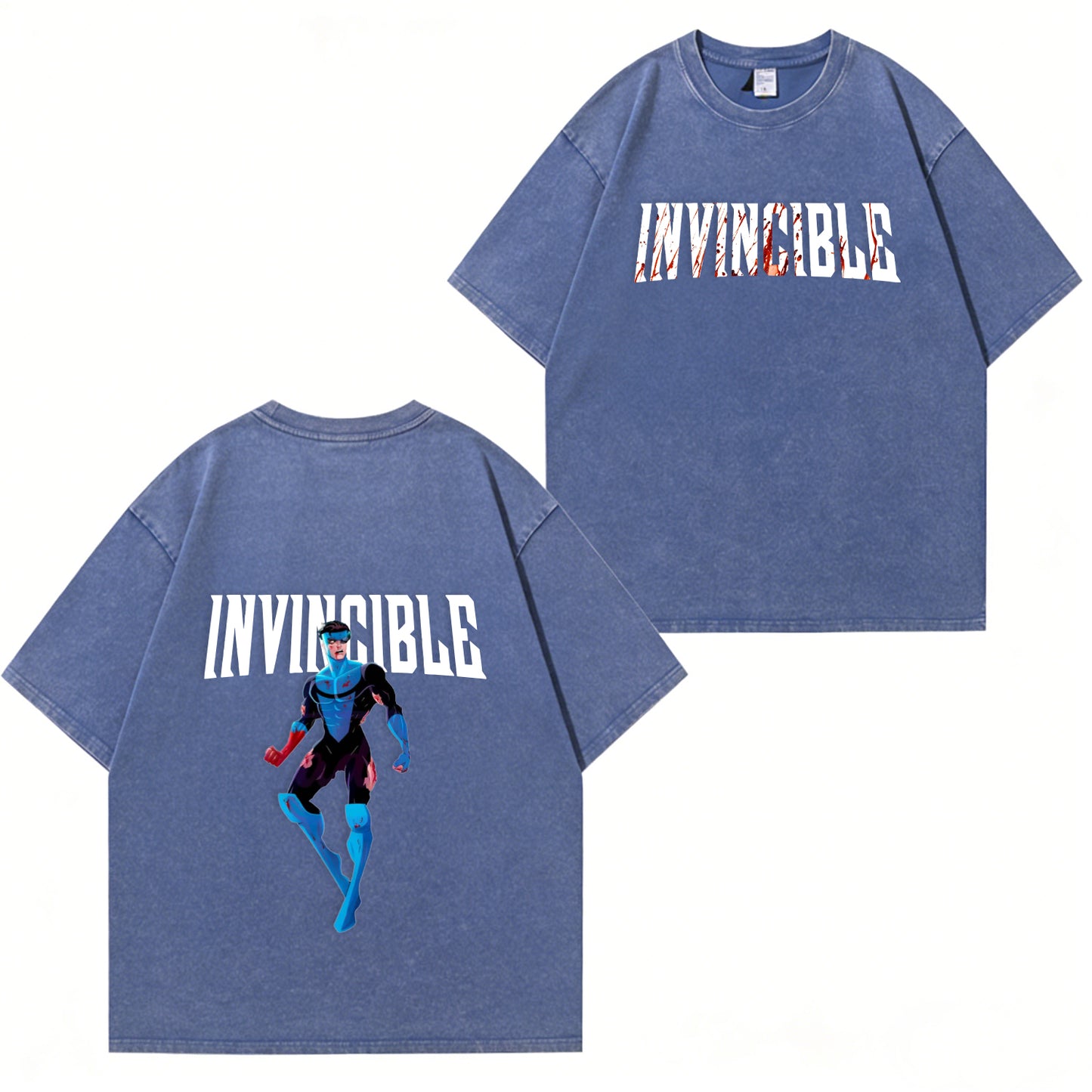 Invincible Superhero Washed T-Shirt PT352