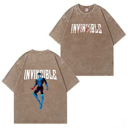 Invincible Superhero Washed T-Shirt PT352