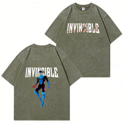 Invincible Superhero Washed T-Shirt PT352