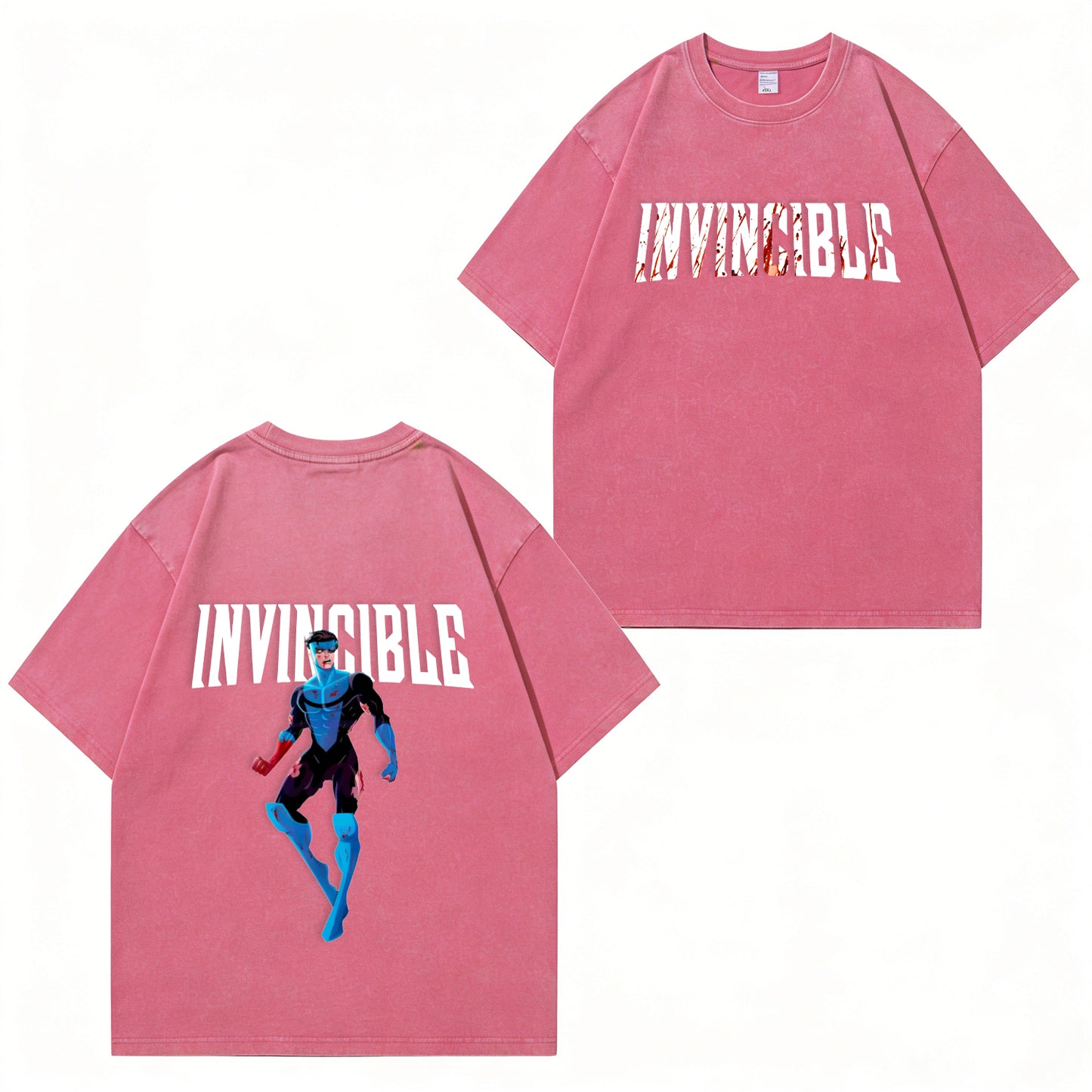 Invincible Superhero Washed T-Shirt PT352