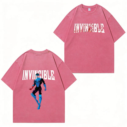 Invincible Superhero Washed T-Shirt PT352