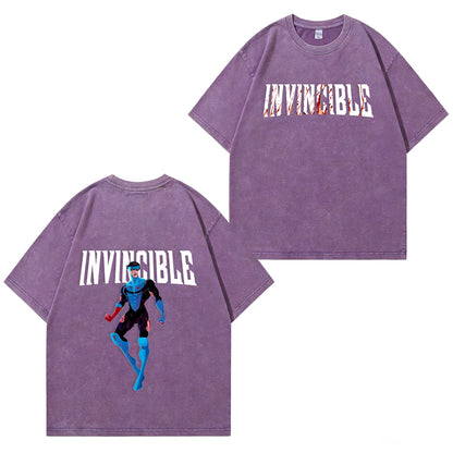 Invincible Superhero Washed T-Shirt PT352