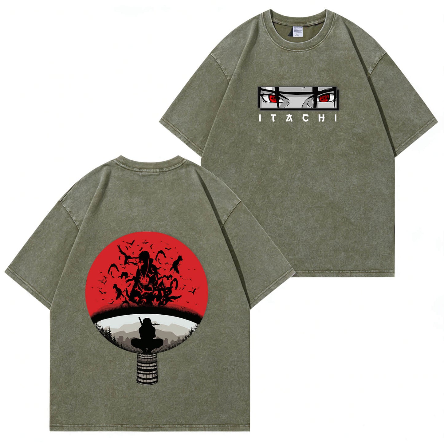Itachi Uchiha Washed T-Shirt PT353