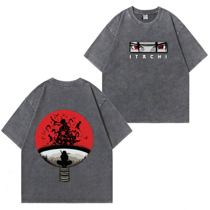 Itachi Uchiha Washed T-Shirt PT353