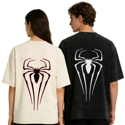 Spider Graphic Washed T-Shirt PT366