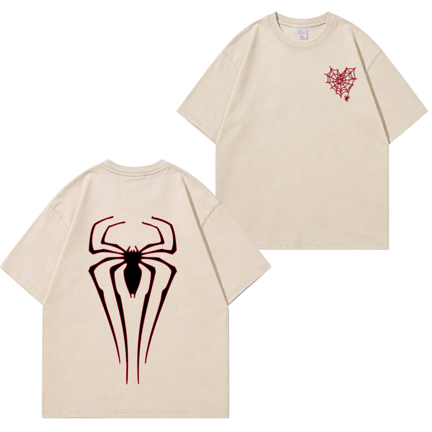 Spider Graphic Washed T-Shirt PT366
