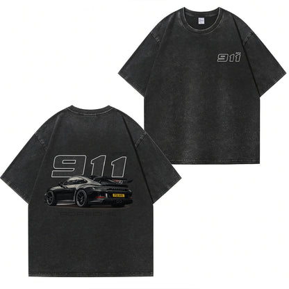 Boldoodle 911 GT3 Racing Washed T-Shirt PT466