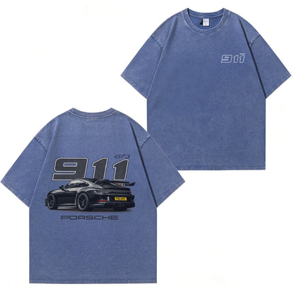 Boldoodle 911 GT3 Racing Washed T-Shirt PT466