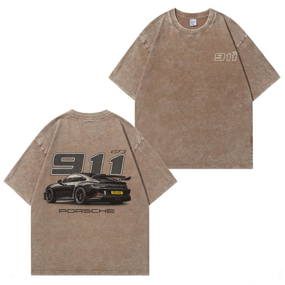 Boldoodle 911 GT3 Racing Washed T-Shirt PT466