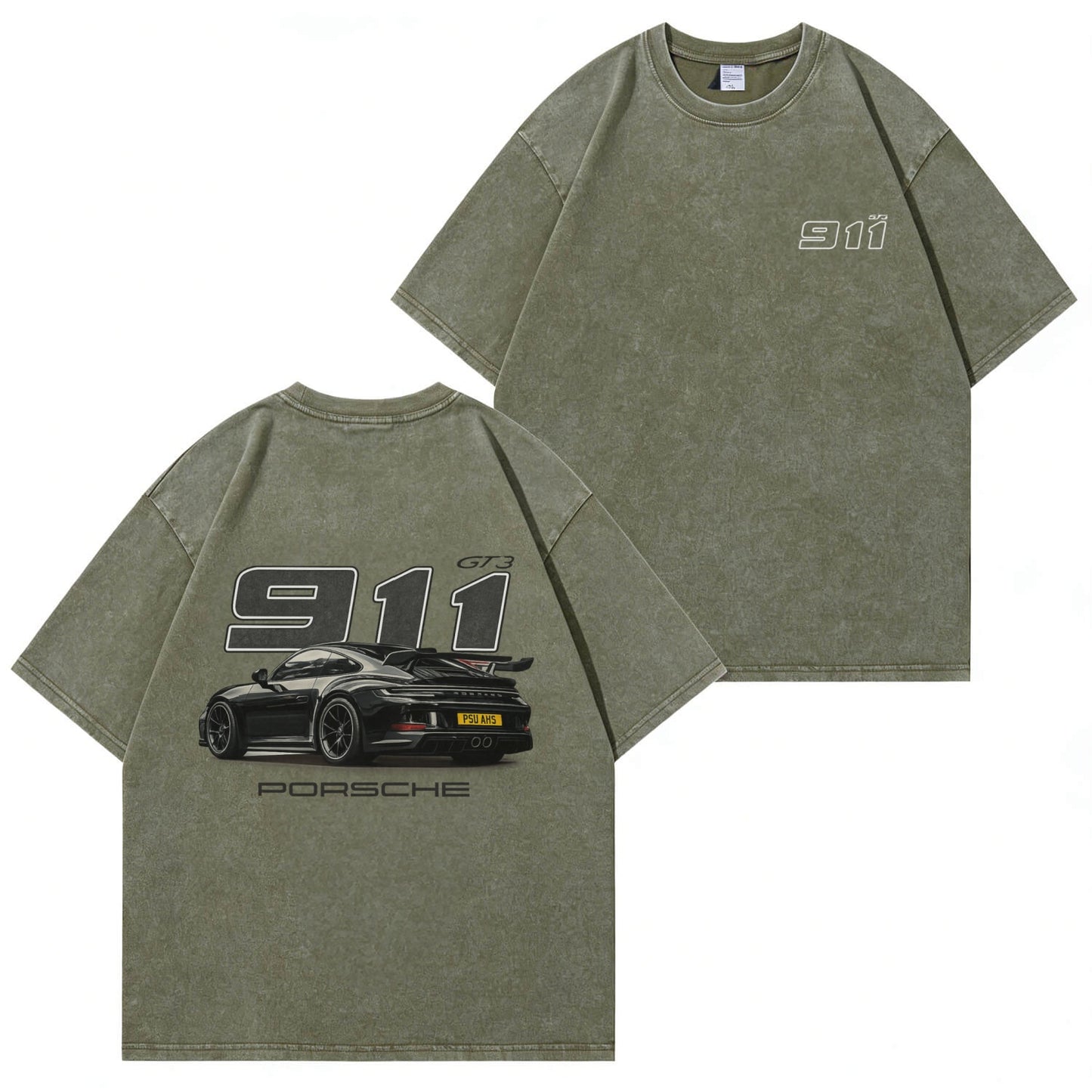 Boldoodle 911 GT3 Racing Washed T-Shirt PT466