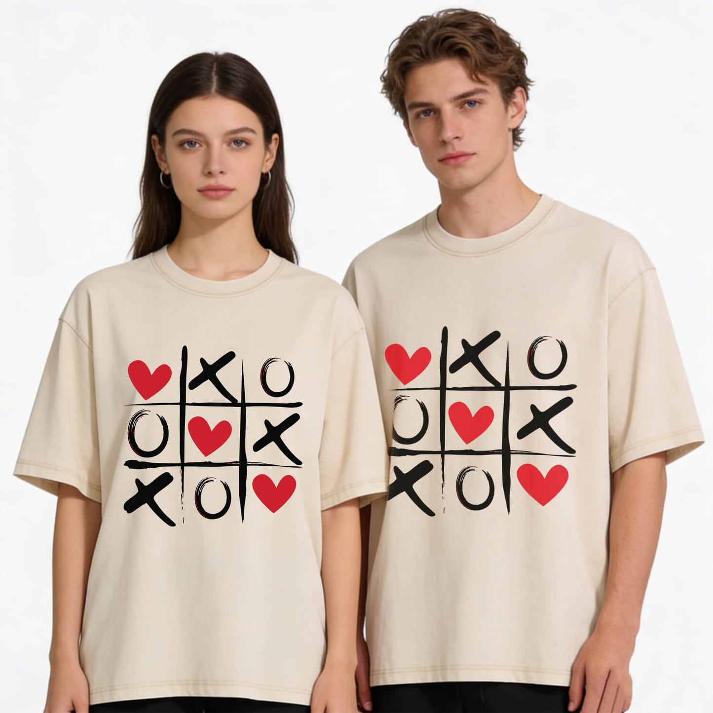 Love Chess Washed T-Shirt PT372