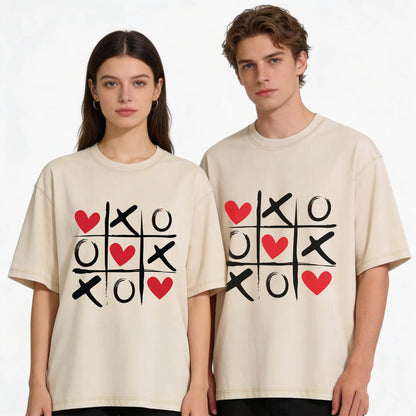 Love Chess Washed T-Shirt PT372