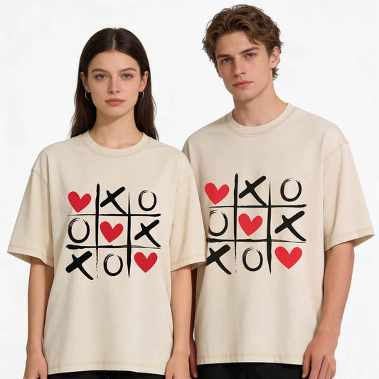 Love Chess Washed T-Shirt PT372