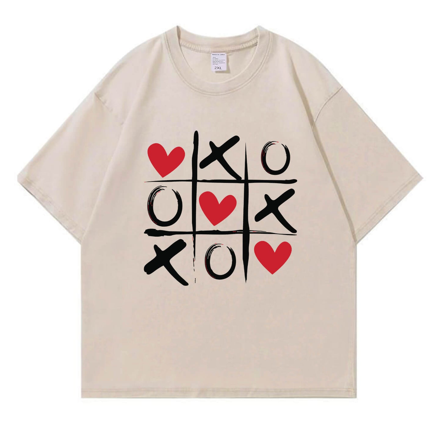 Love Chess Washed T-Shirt PT372